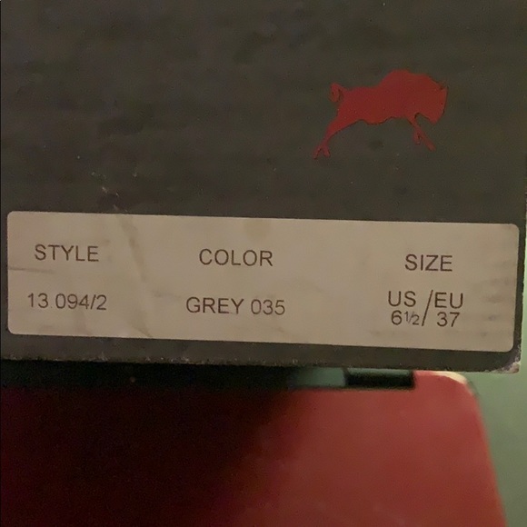 Grey high top brusque sneakers - Picture 5 of 8